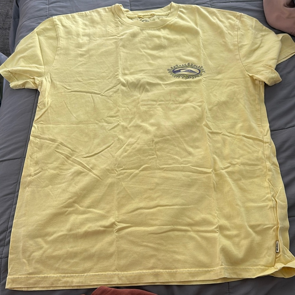 Yellow and purple Quiksilver t-shirt